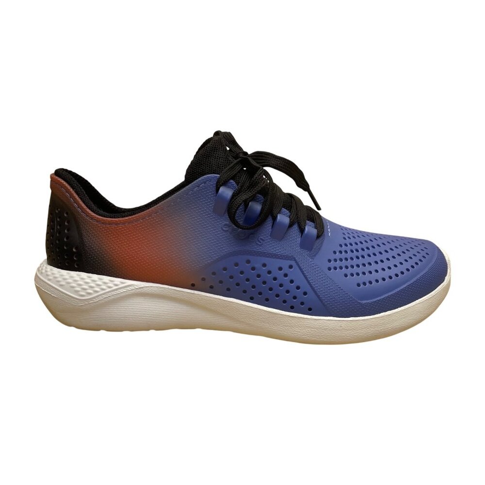 Crocs Women’s Blue Dip Pacer LiteRide Comfort Slip-On Athletic Sneakers Size 7